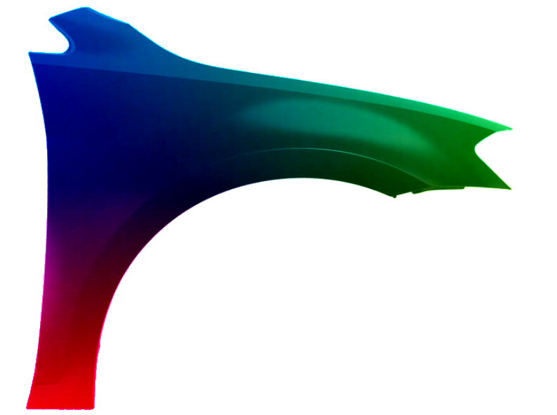 KOTFLÜGEL GOLF VII 7 LD7X VORNE RECHTS LACKIERT 2012-2017 NEU – Bild 2
