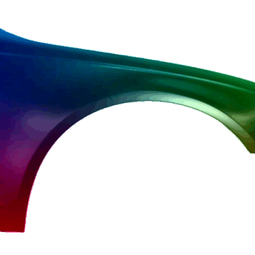 AUDI A4 B8 2007-2011 KOTFLÜGEL VORNE RECHTS LACKIERT IN LZ3F NEU
