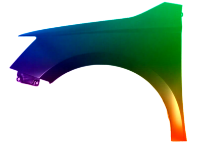 Für Skoda Fabia III 15-21 KOTFLÜGEL VORNE Links Lackiert In Wunschfarbe NEU