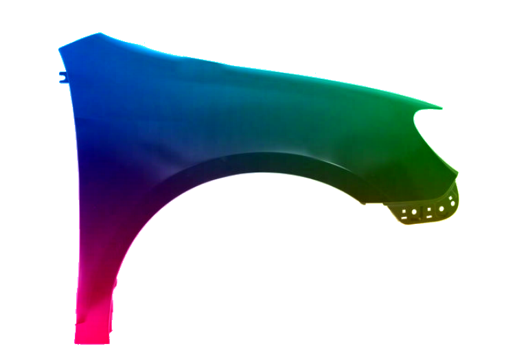 VW GOLF VI 2008-2016 KOTFLÜGEL VORNE RECHTS LACKIERT IN LC5F NEU – Bild 2
