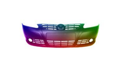 Für Vw Fox Ab 2005 Stoßstange Vorne NSW Lackiert In Wunschfarbe NEU