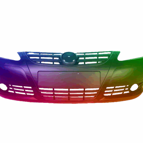 Für Vw Fox Ab 2005 Stoßstange Vorne NSW Lackiert In Wunschfarbe NEU
