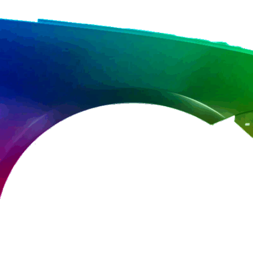 Für VW Eos 2006-2015 Kotflügel Vorne Rechts Lackiert in Wunschfarbe NEU