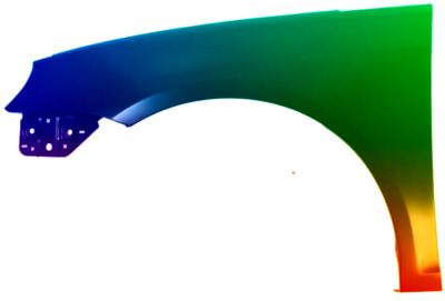 Für VW Eos 2006-2015 Kotflügel Vorne Links Lackiert in Wunschfarbe NEU