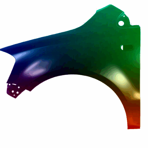 Für VW Fox 2005-2011 Kotflügel Vorne Links Lackiert in Wunschfarbe NEU