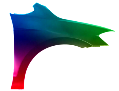Kotflügel Für VW Golf Sportsvan Vorne Rechts Lackiert in Wunschfarbe 2014-2020