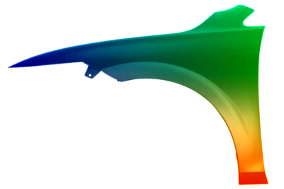 KOTFLÜGEL FÜR VW GOLF VIII VORNE LINKS LACKIERT IN WUNSCHFARBE Ab 2019