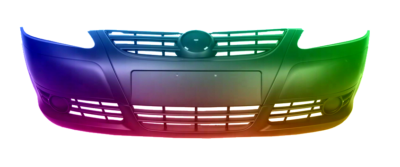 Für Vw Fox Ab 2005 Stoßstange Vorne Lackiert In Wunschfarbe NEU