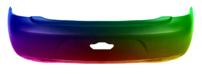 Für Vw Fox Ab 2005 Stoßstange Hinten Lackiert In Wunschfarbe NEU