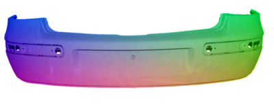 Stoßstange Für Vw Golf 4 IV Hinten Lackiert In Wunschfarbe 1997-2006 NEU