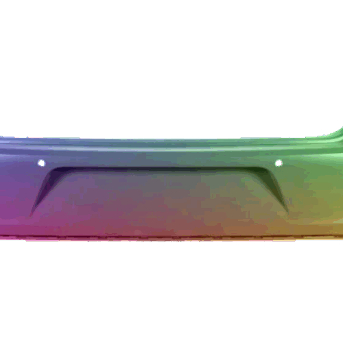 Für VW Golf 7 VII Stoßstange PDC hinten lackiert in Wunschfarbe 2012-2017