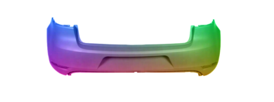 Stoßstange Für Vw Golf VI 6 GTD GTI Hinten 4 PDC Lackiert In Wunschfarbe 08-16