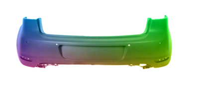 Stoßstange Für Vw Golf VI 6 Hinten Lackiert In Wunschfarbe 08-16