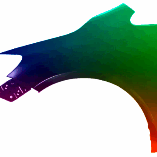 KOTFLÜGEL VW GOLF PLUS LD5Q LINKS LACKIERT NEU