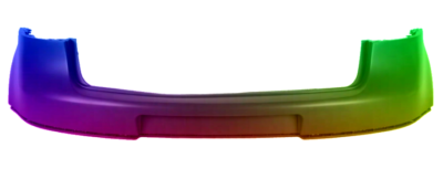 Stoßstange Für VW Golf 5 V hinten lackiert in Wunschfarbe 2003-2009