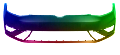 Für VW Golf 7 VII Stoßstange Vorne lackiert in Wunschfarbe 2017-2020