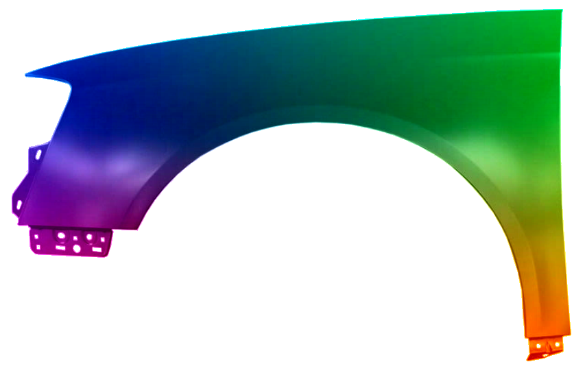 Für VW PASSAT B6 2005-2010 KOTFLÜGEL VORNE LINKS LACKIERT IN LB9A NEU – Bild 2