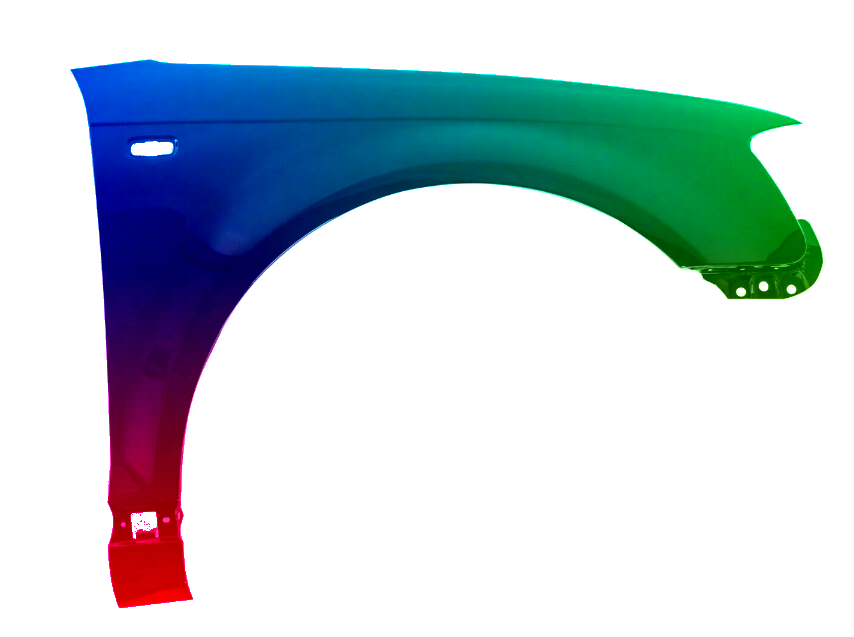 Für AUDI A3 8P 2008-2012 KOTFLÜGEL VORNE RECHTS LACKIERT IN LY9C NEU – Bild 2