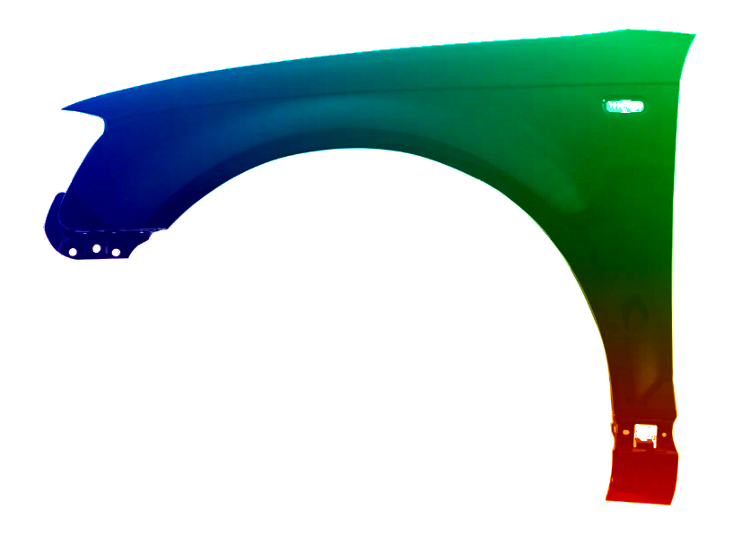Für AUDI A3 8P 2008-2012 KOTFLÜGEL VORNE LINKS LACKIERT IN LZ3M NEU – Bild 2
