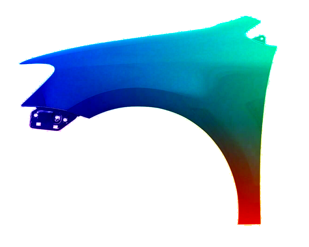 Für VW POLO 6R 09-17 KOTFLÜGEL VORNE LINKS LACKIERT IN LD5Q NEU – Bild 2