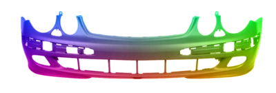 Mercedes E W211 02-06 Avantgarde Stoßstange Vorne Lackiert in Wunschfarbe SRA