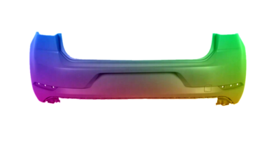 Für VW Golf 7 VII Stoßstange hinten lackiert in Wunschfarbe 2017-2020