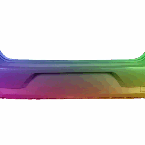 Für VW Golf 7 VII Stoßstange hinten lackiert in Wunschfarbe 2017-2020