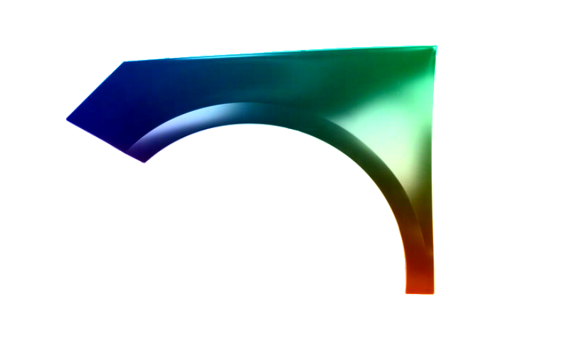 Für Audi A1 10-15 Kotflügel Vorne Links Lackiert In LZ3M NEU – Bild 2