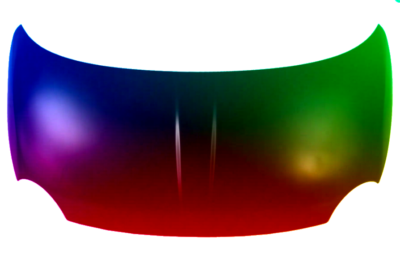 Für Fiat 500 Ab 2015- Motorhaube lackiert in Wunschfarbe