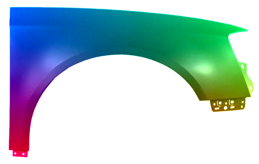 Für VW PASSAT B6 2005-2010 KOTFLÜGEL VORNE RECHTS LACKIERT IN LA7W NEU – Bild 2