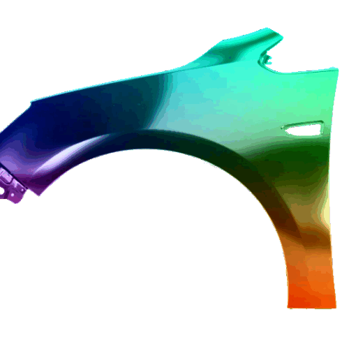 Für Opel Astra J 09-15 KOTFLÜGEL VORNE LINKS LACKIERT IN WUNSCHFARBE NEU