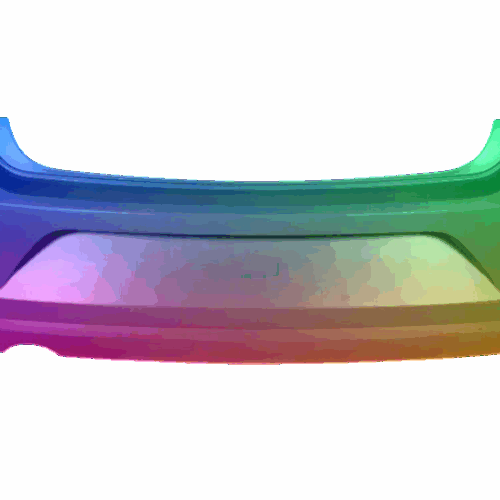 Für VW Polo 6R 2014-2017 Stoßstange hinten lackiert in Wunschfarbe