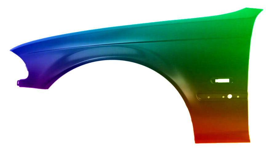 Für BMW E46 98-01 KOTFLÜGEL VORNE LINKS LACKIERT IN 263 DUNKELBLAU NEU – Bild 2