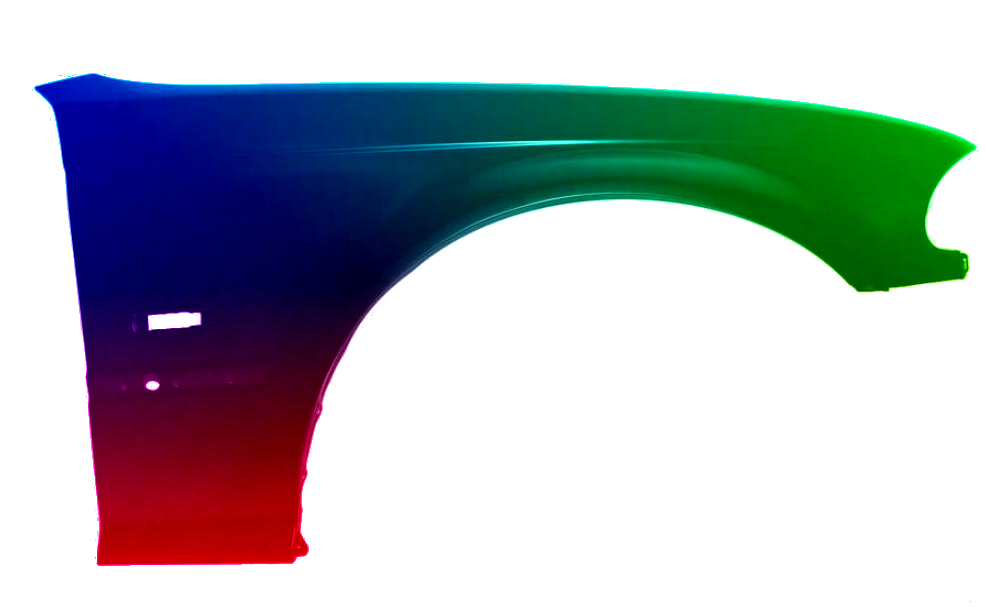 Für BMW E46 98-01 KOTFLÜGEL VORNE RECHTS LACKIERT IN 354 titansilber NEU – Bild 2