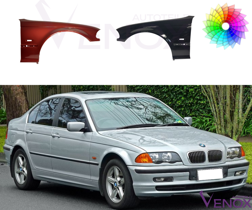 Für BMW E46 98-01 KOTFLÜGEL VORNE RECHTS LACKIERT IN WUNSCHFARBE NEU – Bild 2
