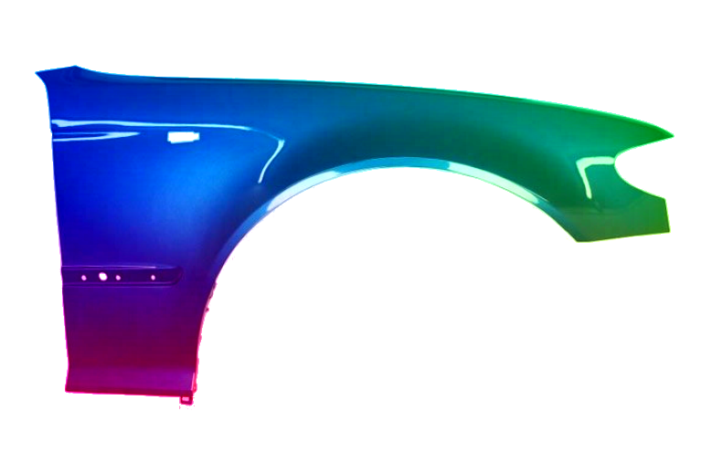 Für BMW E46 01-05 KOTFLÜGEL VORNE RECHTS LACKIERT IN 317 ORIENTBLAU NEU – Bild 2