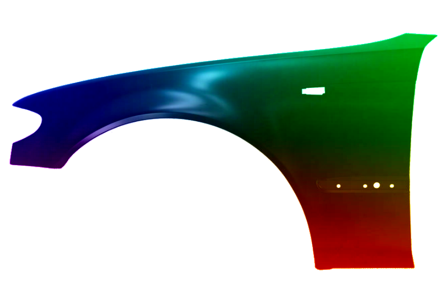 Für BMW E46 01-05 KOTFLÜGEL VORNE LINKS LACKIERT IN 362 SIENAROT NEU – Bild 2