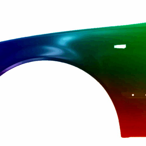 Für BMW E46 01-05 KOTFLÜGEL VORNE LINKS LACKIERT IN WUNSCHFARBE NEU
