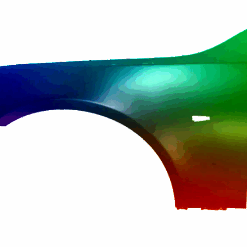 Für BMW E60 E61 03-10 KOTFLÜGEL VORNE LINKS LACKIERT IN 300 NEU