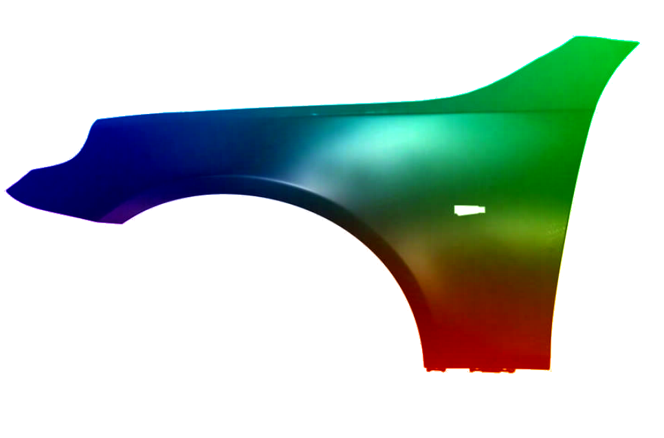 Für BMW E60 E61 03-10 KOTFLÜGEL VORNE LINKS LACKIERT IN 354 TITANSILBER NEU – Bild 2