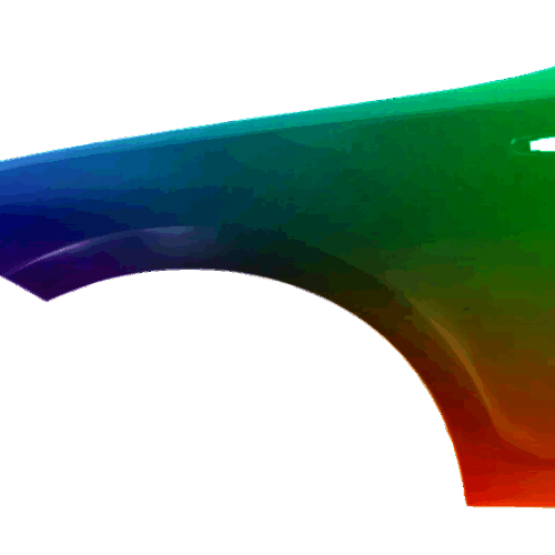 Für BMW E81 E82 E87 E88 04-13 KOTFLÜGEL VORNE LINKS LACKIERT IN 354 NEU