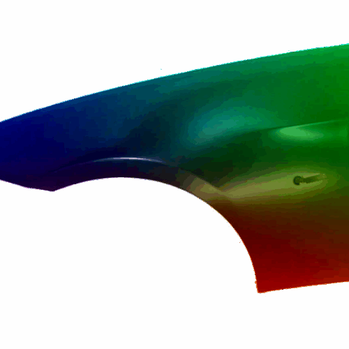 BMW E90 E91 04-13 Kotflügel vorne links lackiert in Farbe 300