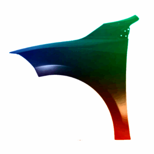 Kotflügel Renault Megane III Links Lackiert In Wunschfarbe 2008-2016 NEU