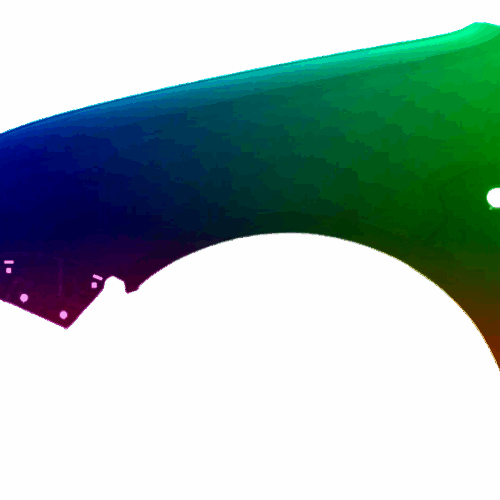 Für VW POLO 9N 01-05 KOTFLÜGEL VORNE RECHTS/LINKS LACKIERT WUNSCHFARBE