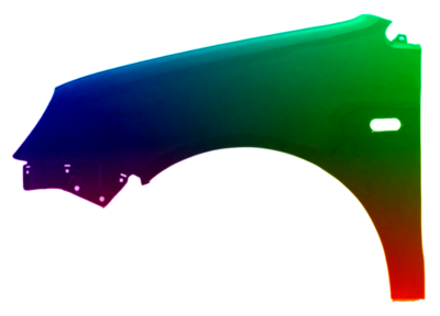 Für VW POLO 9N 05-09 KOTFLÜGEL VORNE RECHTS/LINKS LACKIERT WUNSCHFARBE