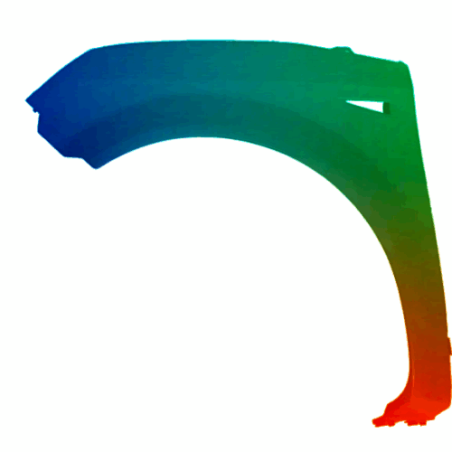 Kotflügel Renault Scenic II Links Lackiert In Wunschfarbe 2003-2009 NEU