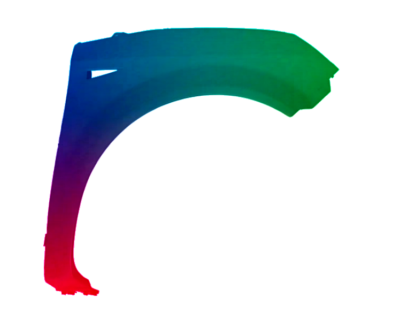 Kotflügel Renault Scenic II Rechts Lackiert In Wunschfarbe 2003-2009 NEU