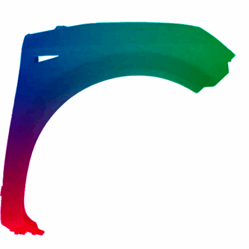 Kotflügel Renault Scenic II Rechts Lackiert In Wunschfarbe 2003-2009 NEU
