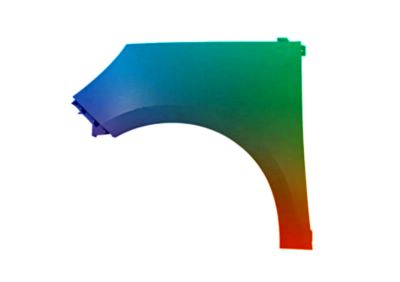 Kotflügel Renault Scenic III Links Lackiert In Wunschfarbe 2012-2016 NEU