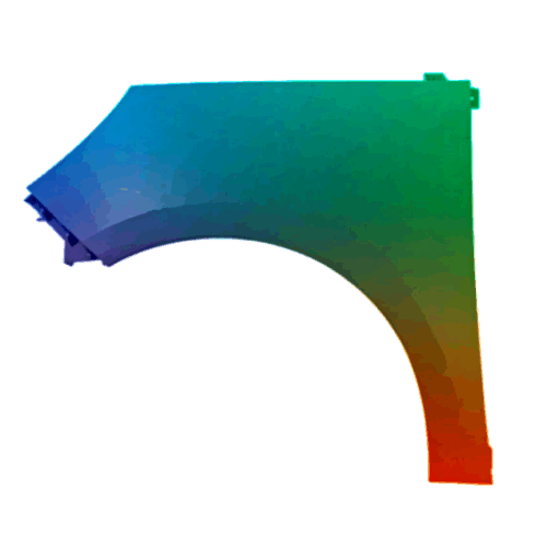 Kotflügel Renault Scenic III Links Lackiert In Wunschfarbe 2012-2016 NEU